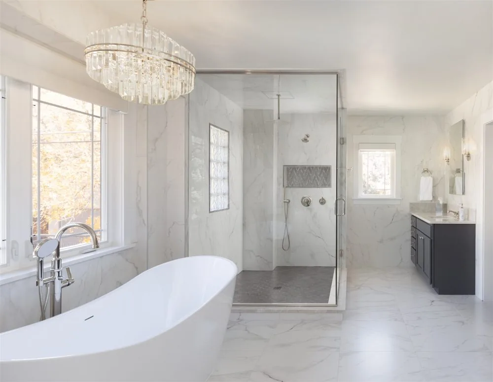 Bathroom Detail designed by Elle & Ivy Interiors — a completed Northwest Arkansas project