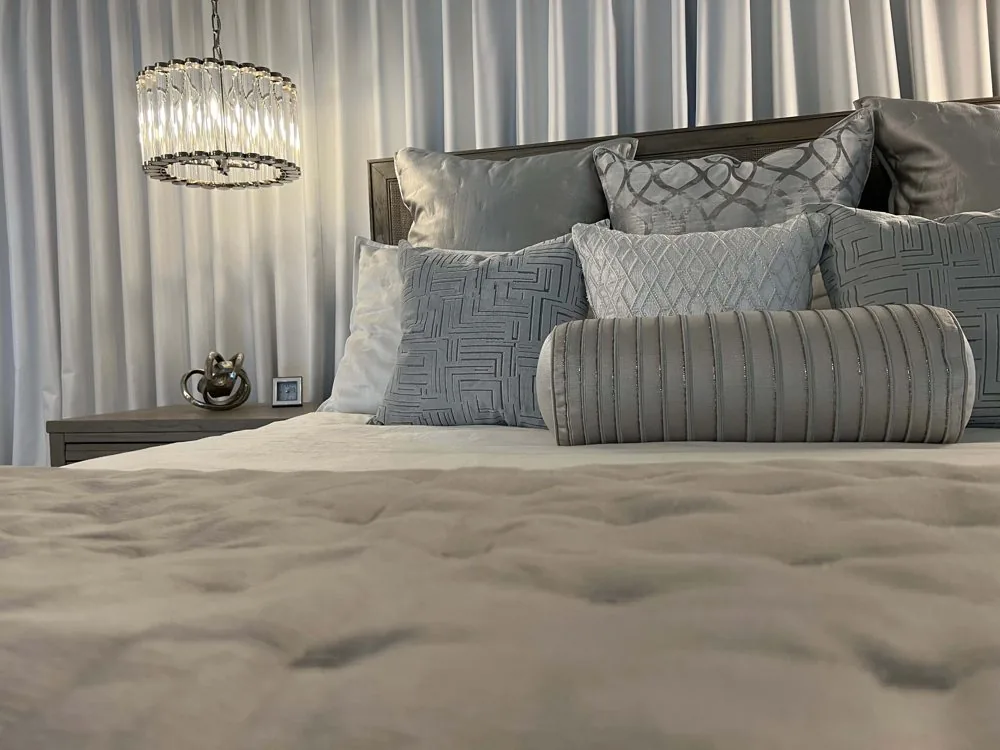 Primary Bedroom designed by Elle & Ivy Interiors — a completed Northwest Arkansas project