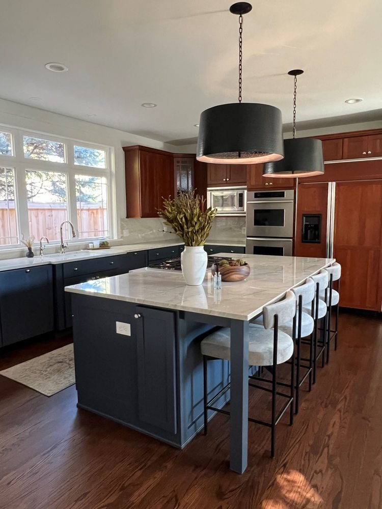 Kitchen designed by Elle & Ivy Interiors, serving Fayetteville, Arkansas