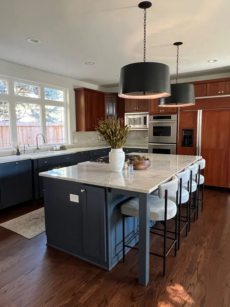 Kitchen designed by Elle & Ivy Interiors — a completed Northwest Arkansas project